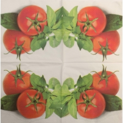 Serwetka zwykła - Pomidory i bazylia